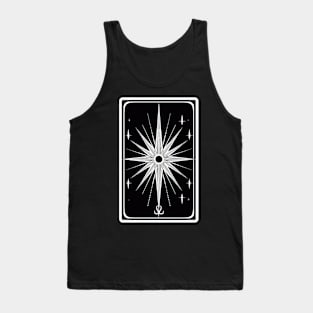 Tarot Card Astrology Occult Mystical Crystal Tank Top